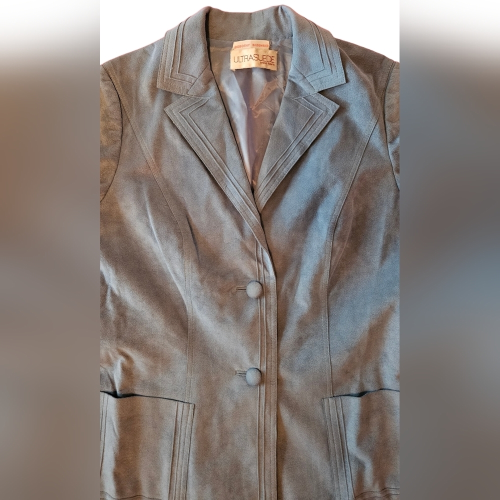 Vintage 70s Ultra Suede Skirt Suit - Picture 10 of 13